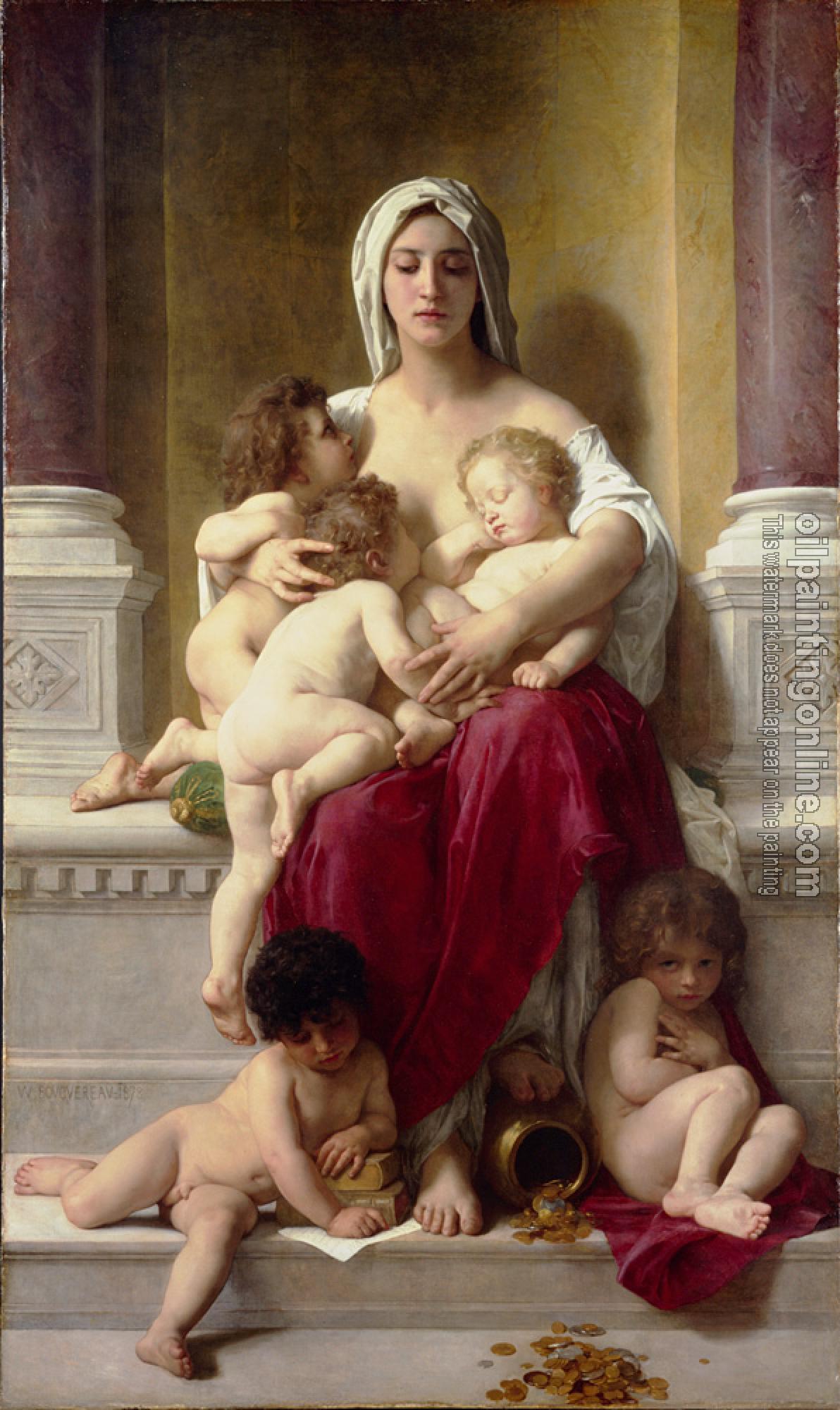 Bouguereau, William-Adolphe - Charity